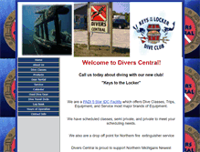 Tablet Screenshot of diverscentral.com